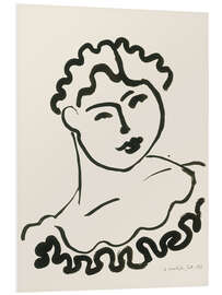 Hartschaumbild Büste einer Frau (Tati), 1947