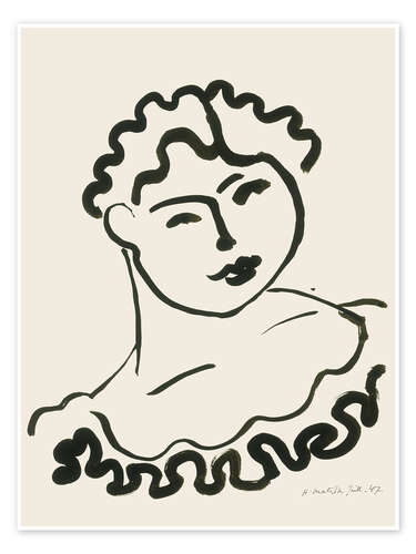Poster Bust of a Woman (Tati), 1947