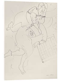 Acrylic print Odalisques with Chessboard, 1928 - Henri Matisse