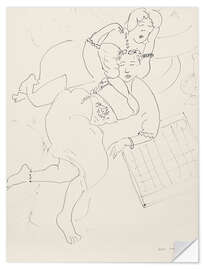 Wall sticker Odalisques with Chessboard, 1928 - Henri Matisse