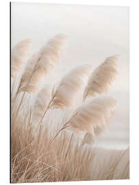 Magnettafel Pampasgras-Poesie am Meer