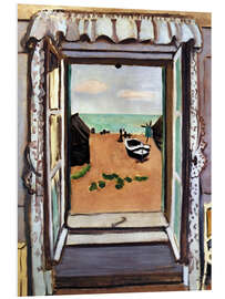 Hartschaumbild Das Fenster, Étretat, Normandie, 1920