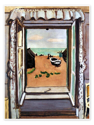 Poster The Window, Étretat, Normandy, 1920