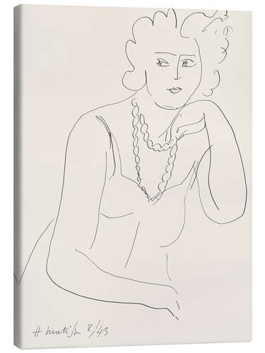 Obraz na płótnie Ladies with Necklace, 1943