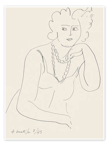 Poster Ladies with Necklace, 1943