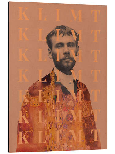 Aluminiumsbilde For Gustav Klimt II