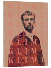 Stampa su legno For Gustav Klimt I - Frank Moth