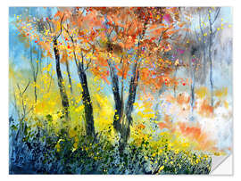 Wandsticker Herbstliches Licht