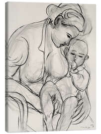Stampa su tela Motherhood, 1939 - Henri Matisse