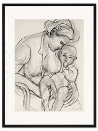 Gerahmter Kunstdruck Mutterschaft, 1939