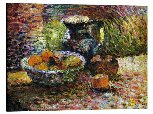 Quadro em alumínio Still Life with Fruit Bowl, 1898