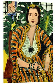 Akrylbillede Helene Galitzine with gemstone, 1937