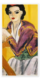 Wall print Violet Bolero, 1937 - Henri Matisse