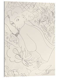 Stampa su plexi-alluminio Reclining Woman, 1935