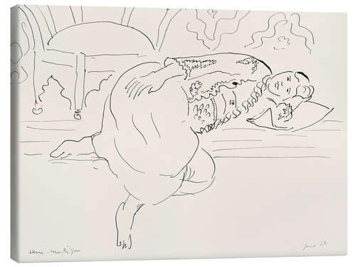 Canvas print Odalisque, 1928