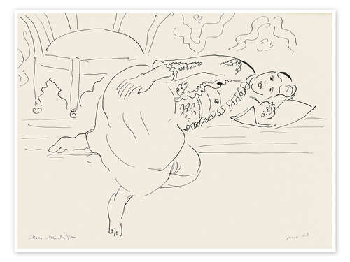 Poster Odalisque, 1928