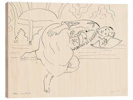 Holzbild Odaliske, 1928