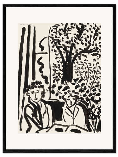 Impresión de arte enmarcada The Inhabited Silence of Houses, 1947