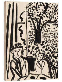 Print på træ The Inhabited Silence of Houses, 1947