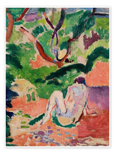 Poster Nude in a Wood, 1906