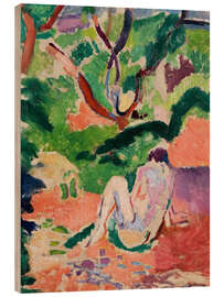 Wood print Nude in a Wood, 1906