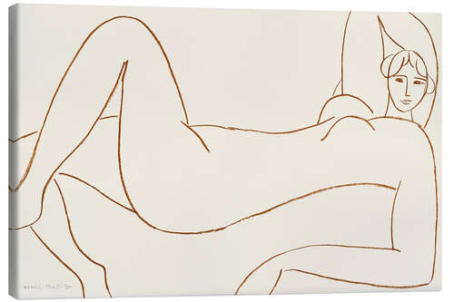 Leinwandbild Studie nach dem rosa Akt, 1935