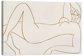 Canvas print Study after the Pink Nude, 1935
