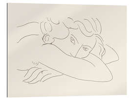 Cuadro de plexi-alu Head and Arms of Reclining Nude