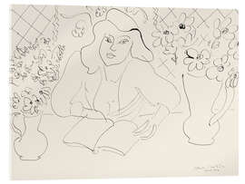Cuadro de metacrilato Model with Book, 1944 - Henri Matisse