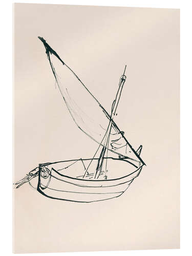 Akrylbillede Grounded Fishing Boat, 1904