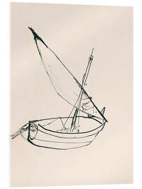 Akrylbillede Grounded Fishing Boat, 1904