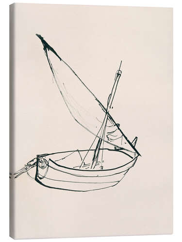 Leinwandbild Grounded Fishing Boat, 1904