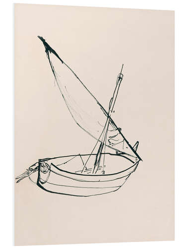 Foam board print Grounded Fishing Boat, 1904