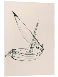 Foam board print Grounded Fishing Boat, 1904