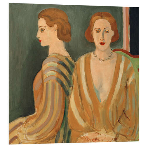 Hartschaumbild Die Spiegelung, 1935