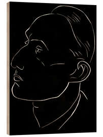 Wood print Henry de Montherlant - Henri Matisse