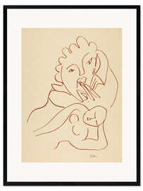 Framed art print Florilège des Amours de Ronsard, 1948 I