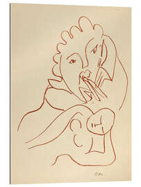 Tableau en plexi-alu Florilège des Amours de Ronsard, 1948 I