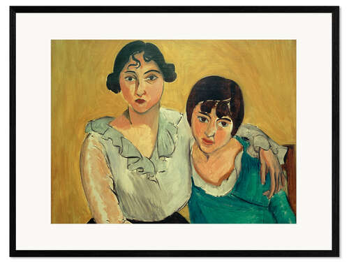Innrammet kunsttrykk The Two Sisters, 1917