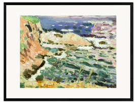 Impression artistique encadrée La côte, Collioure, 1905