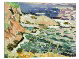 Tableau en plexi-alu La côte, Collioure, 1905