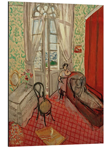 Quadro em alumínio Women on Sofa or The Divan, 1921