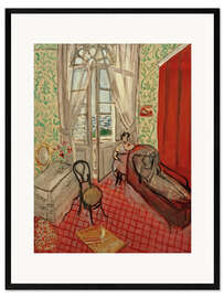 Innrammet kunsttrykk Women on Sofa or The Divan, 1921