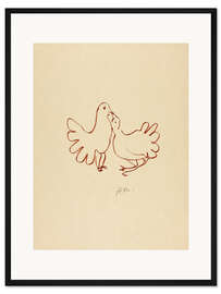 Gerahmter Kunstdruck Florilège des Amours de Ronsard, 1948 II