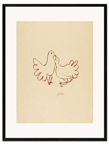 Framed art print Florilège des Amours de Ronsard, 1948 II