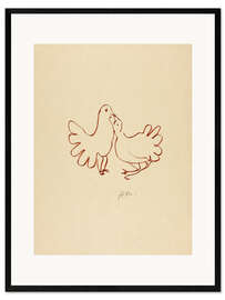 Kehystetty taidepainatus Florilège des Amours de Ronsard, 1948 II