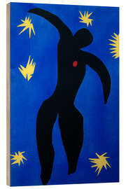 Wood print Icarus, Jazz, 1947