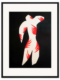 Gerahmter Kunstdruck Der Clown und Titelblatt, Jazz, 1947