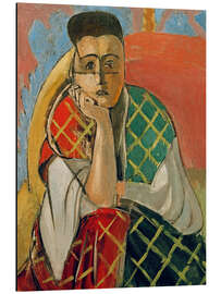 Tableau en aluminium Mademoiselle H.D. Femme à la voilette, 1927