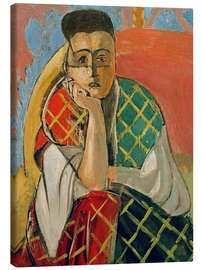 Lærredsbillede Mademoiselle HD Woman with Veil, 1927